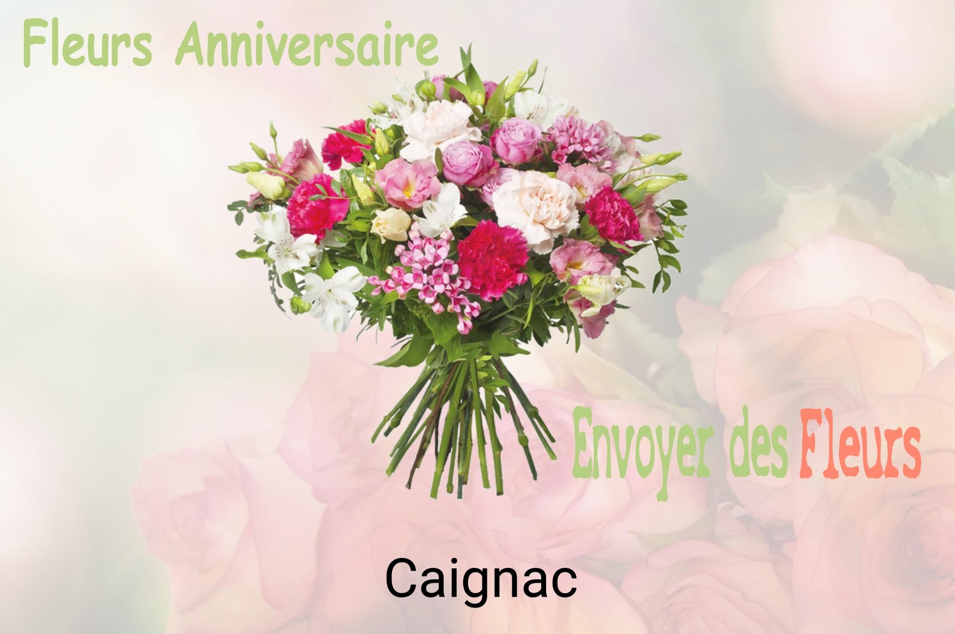 Bouquet de fleurs d’anniversaire livré à Caignac